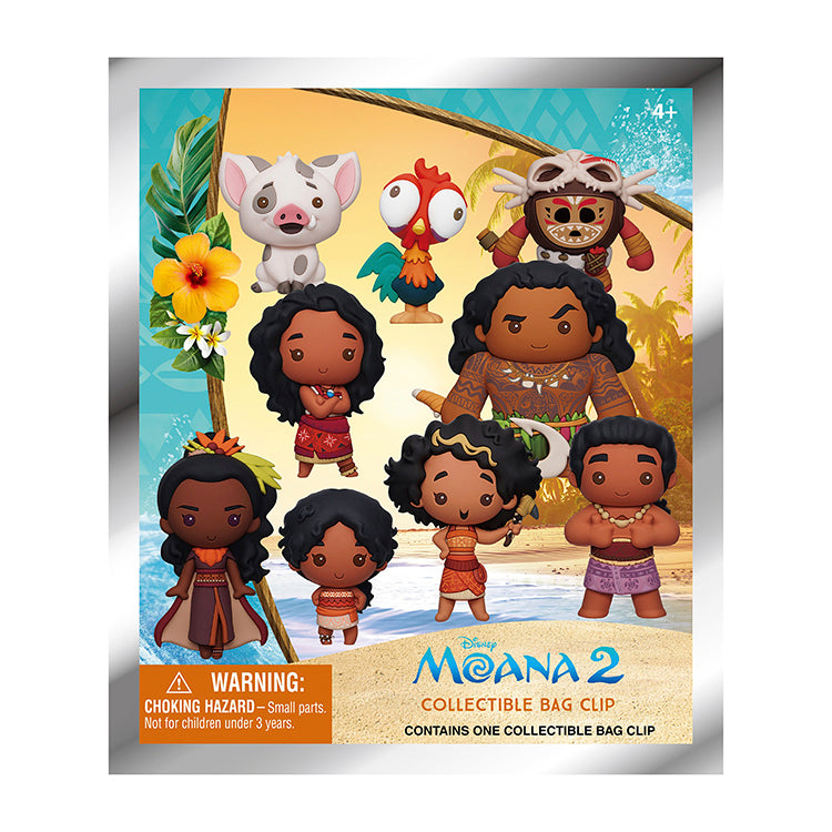 Moana 2 3D Collectable Keychains